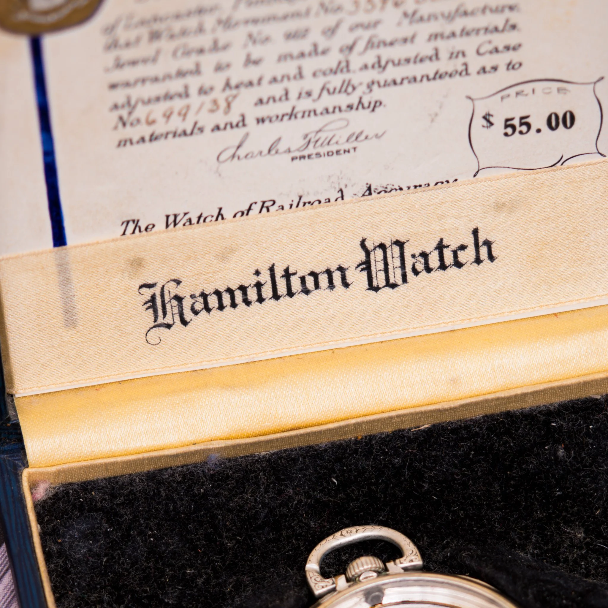 Hamilton pocket watch conversion — Frett & Co Clockworks